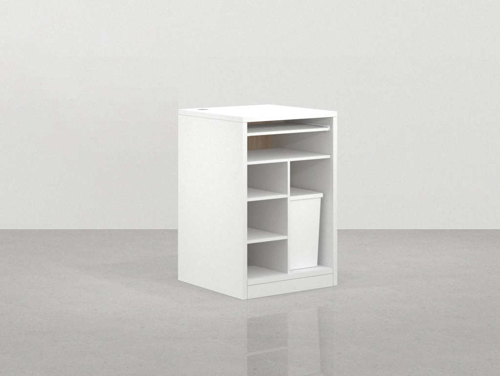 Módulos traseros del mueble comercial pequeño Foster 68 x 68 cm